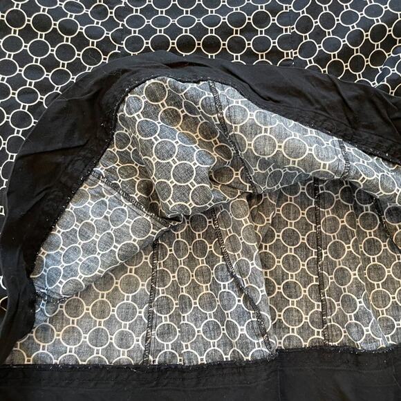 Cotton Black & White Geometric / Circle Print A-Line, Flare, Full Skirt, Size 18 - Picture 4 of 10